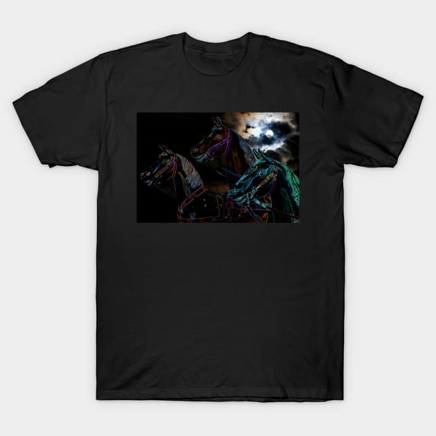 Spirit Horses Ride T-Shirt by jwwallace